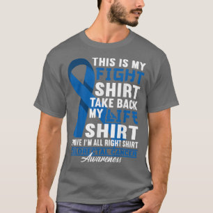 Fight I UC IBD IBS Crohns Colon Colourectal Cance T-Shirt