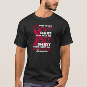 Fight I Viral Bacterial Meningitis Awareness Pull T-Shirt