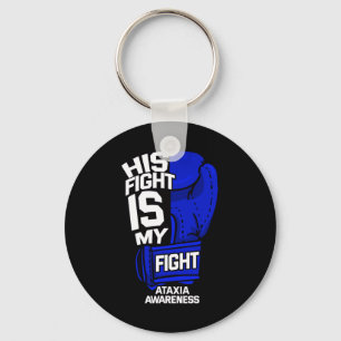 Fight Is My Fight Ataxia Movement Disorder Warrior Key Ring