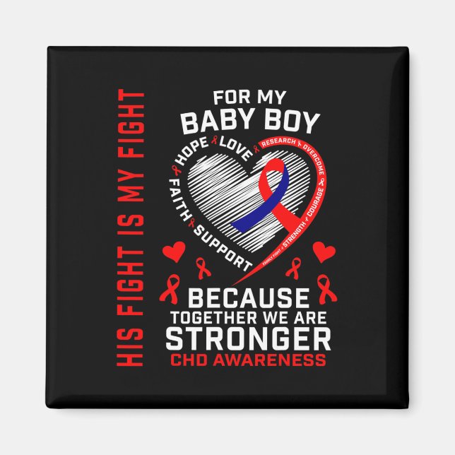 Fight Is My Fight Ba  Magnet (Front)