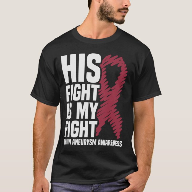 Fight Is My Fight Brain Aneurysm Awareness 3  T-Shirt (Front)