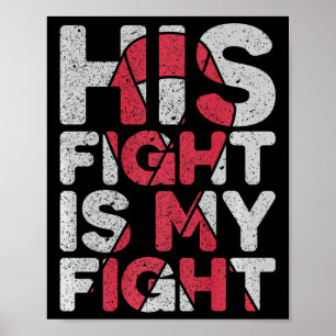 Fight Is My Fight Brain Aneurysm Support Poster