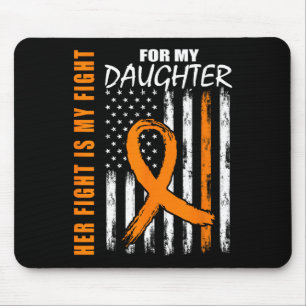 Fight Is My Fight Daughter Leukaemia Awareness Fla Mouse Mat