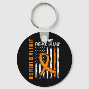 Fight Is My Fight Father In Law Leukaemia Awarenes Key Ring