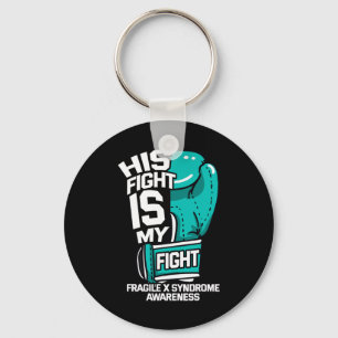 Fight Is My Fight Fragile X Syndrome Awareness War Key Ring