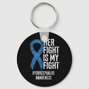 Fight Is My Fight Hydrocephalus Awareness 1 Key Ring