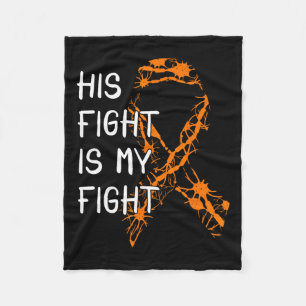 Fight Is My Fight Multiple Sclerosis Awareness 1 Fleece Blanket