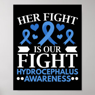 Fight Is Our Fight Brain Tumour Hydrocephalus Awar Poster