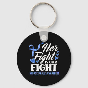 Fight Is Our Fight Daughter Hydrocephalus Awarenes Key Ring