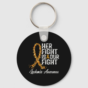 Fight Is Our Fight Leukaemia Awareness 1  Key Ring
