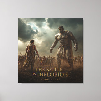 Fight is the Lord Canvas Print