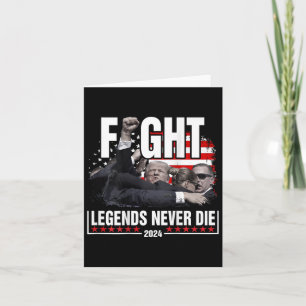 Fight Legends Never Die 2024 Trump Shooting (on Ba Card