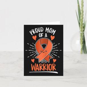 Fight Leukaemia Design For A Mum Of A Warrior  Card