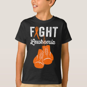 Fight Leukaemia Fighter Warrior Leukaemia Awarene T-Shirt