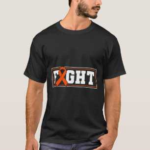 Fight Leukaemia Orange Ribbon 1  T-Shirt