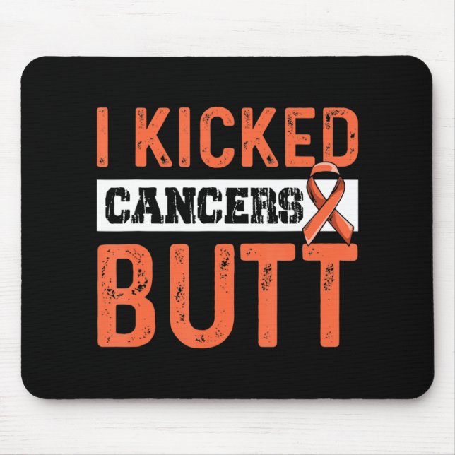 Fight Leukaemia Quote for a Blood Cancer Survivor  Mouse Mat (Front)