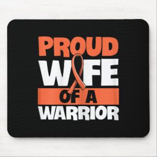 Fight Leukaemia Quote for a Wife of a Leukaemia Su Mouse Mat