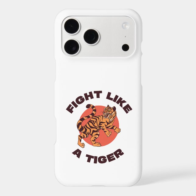Fight Like a Tiger Motivational Design (Back)