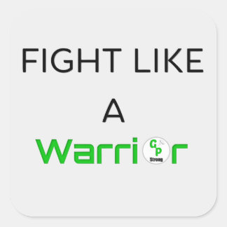 Fight Like A Warrior Sticker
