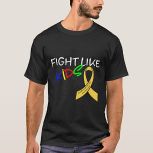 Fight Like Kids Childhood Cancer Awareness Month G T-Shirt