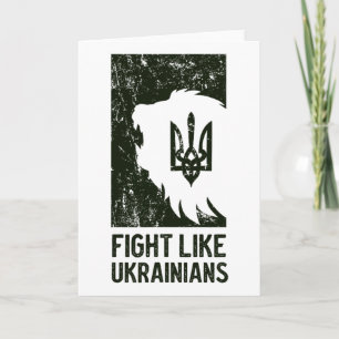 Fight Like Ukrainian Card