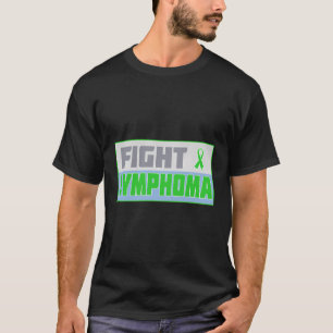 Fight Lymphoma Lime Green Ribbon Awareness T-Shirt