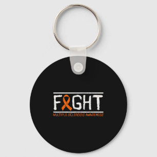 Fight Ms Fighter Warrior Multiple Sclerosis Awaren Key Ring