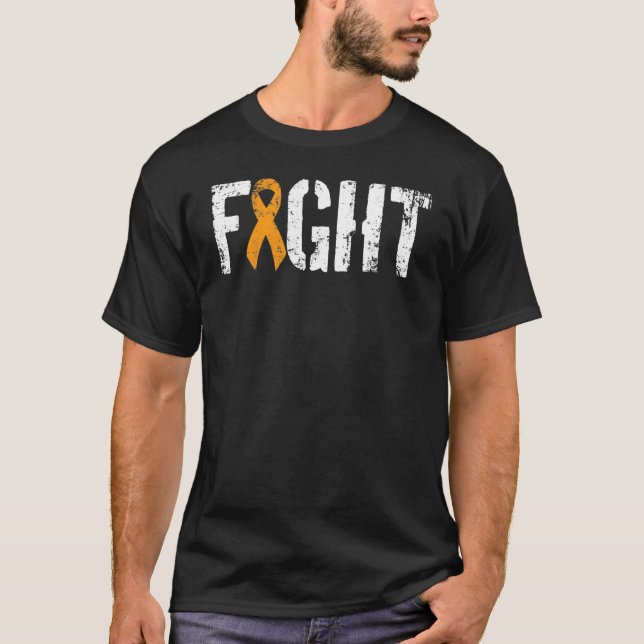 Fight Multiple Sclerosis  Military Style Awareness T-Shirt (Front)