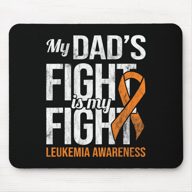 Fight My Fight Leukaemia Awareness Leukaemia Cance Mouse Mat (Front)