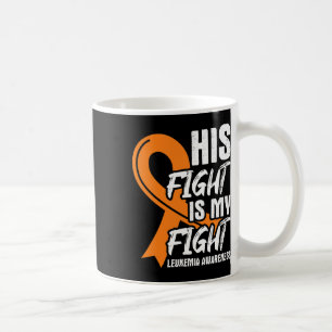 Fight My Fight Leukaemia Awareness Ribbon Leukaemi Coffee Mug