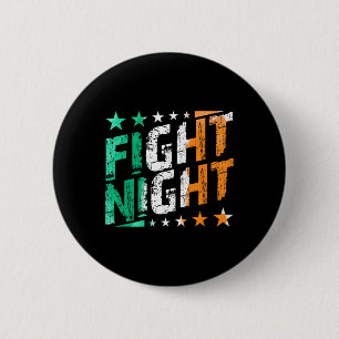 Fight Night Boxing Mma Or Boxing Fan Themed 6 Cm Round Badge