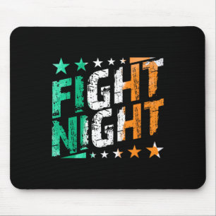 Fight Night Boxing Mma Or Boxing Fan Themed  Mouse Mat