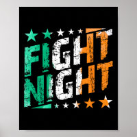Fight Night Boxing Mma Or Boxing Fan Themed 