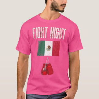 Fight Night Mexican Boxer Themed T-Shirt