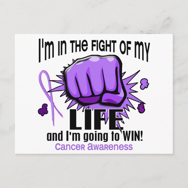 Fight Of My Life 2 Cancer Postcard (Front)