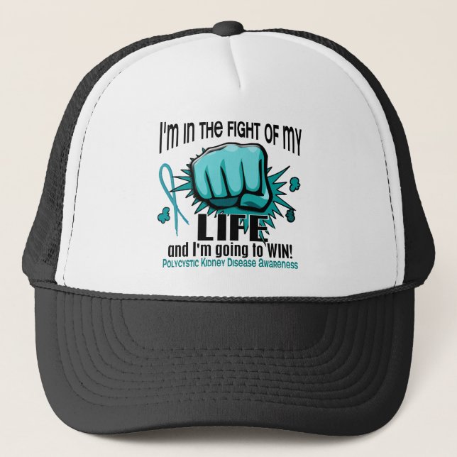 Fight Of My Life 2 PKD Trucker Hat (Front)