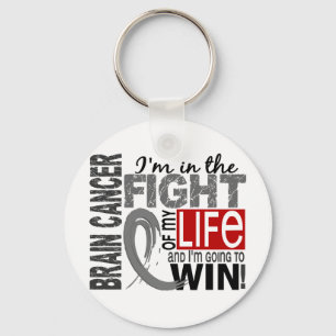 Fight Of My Life Brain Cancer Key Ring