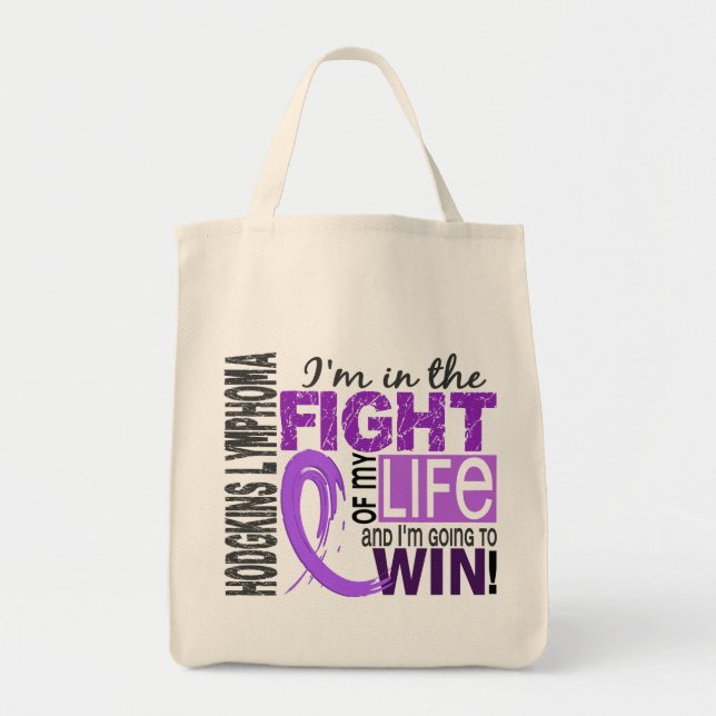 Fight Of My Life Hodgkin's Lymphoma Tote Bag (Front)