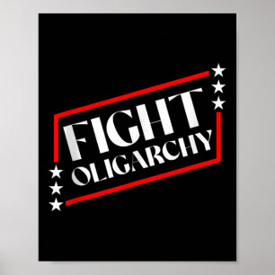 Fight Oligarchy Freedom Us Stop Trumpism Tank Top. Poster