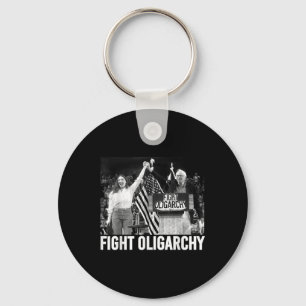 Fight Oligarchy Protest And Resist With Bernie San Key Ring