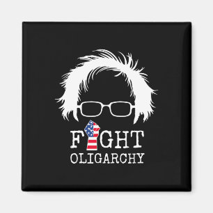 Fight Oligarchy Sanders And Aoc Freedom Us Anti Tr Magnet