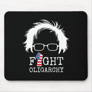 Fight Oligarchy Sanders And Aoc Freedom Us Anti Tr Mouse Mat