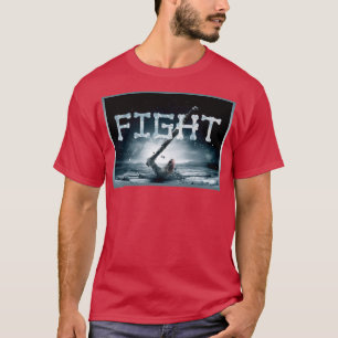 FIGHT on Black T-Shirt