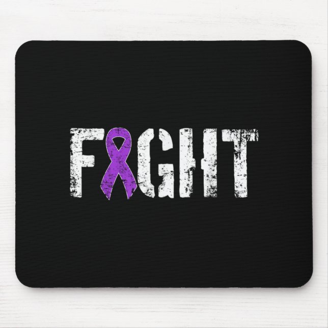 Fight Pancreatic Cancer Military Style Awareness  Mouse Mat (Front)