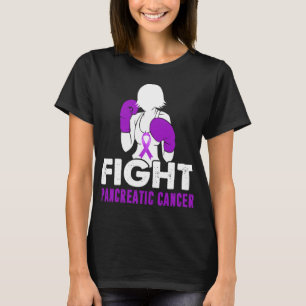 fight pancreatic cancer women fighter warrior T-Shirt