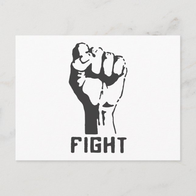 FIGHT! POSTCARD (Front)