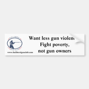 Fight Poverty bumper sticker