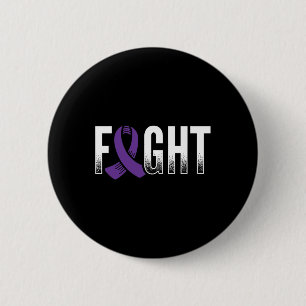 Fight Purple Epilepsy Awareness 6 Cm Round Badge
