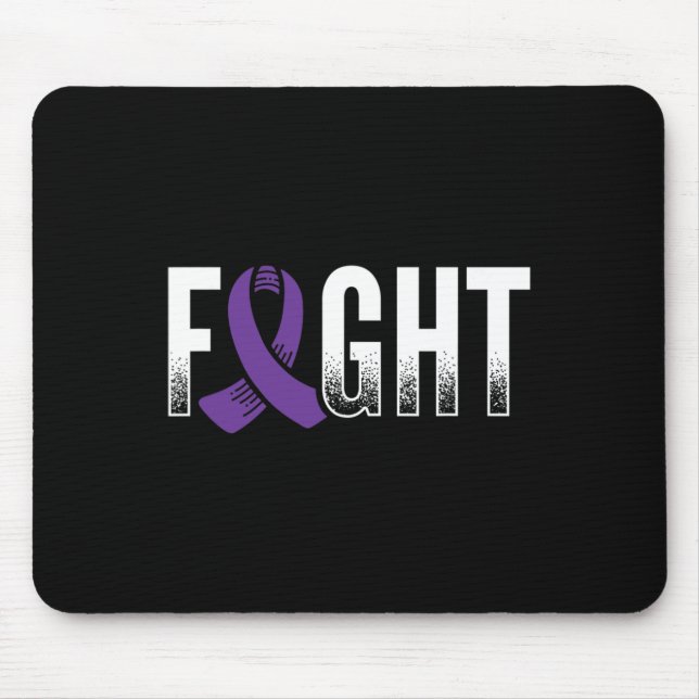 Fight Purple Epilepsy Awareness  Mouse Mat (Front)