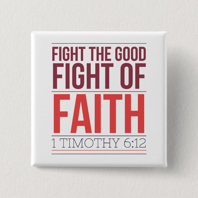 Fight  Square Button (Front)